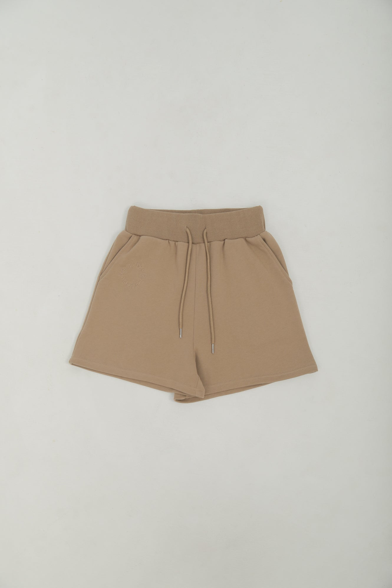 LM Leme logo cotton shorts(Brown)