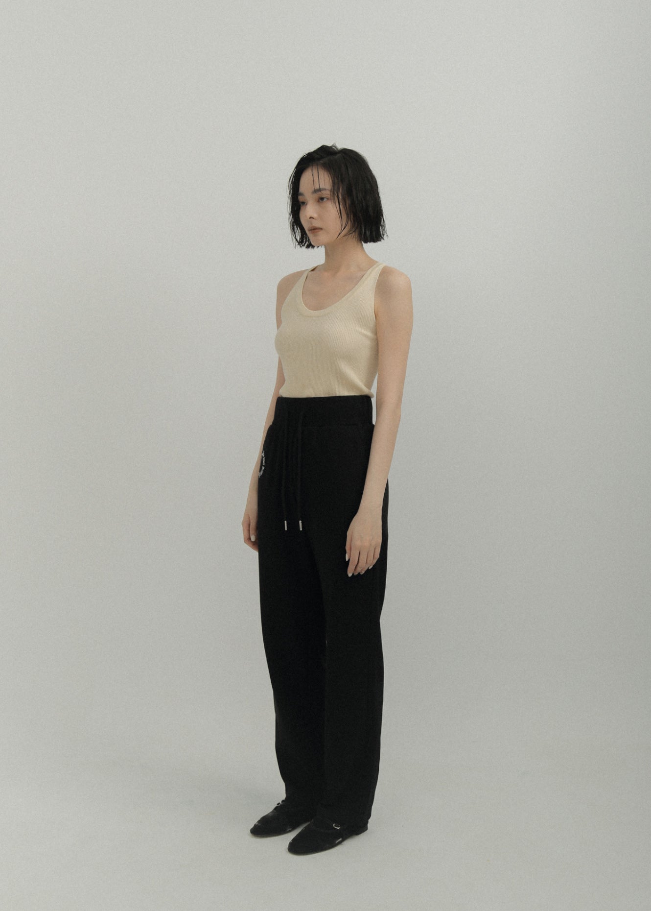 LM Leme logo trousers(Black)