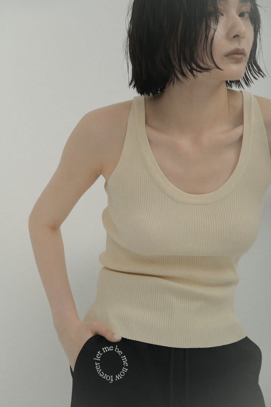 leme 2way knit vest(Beige)