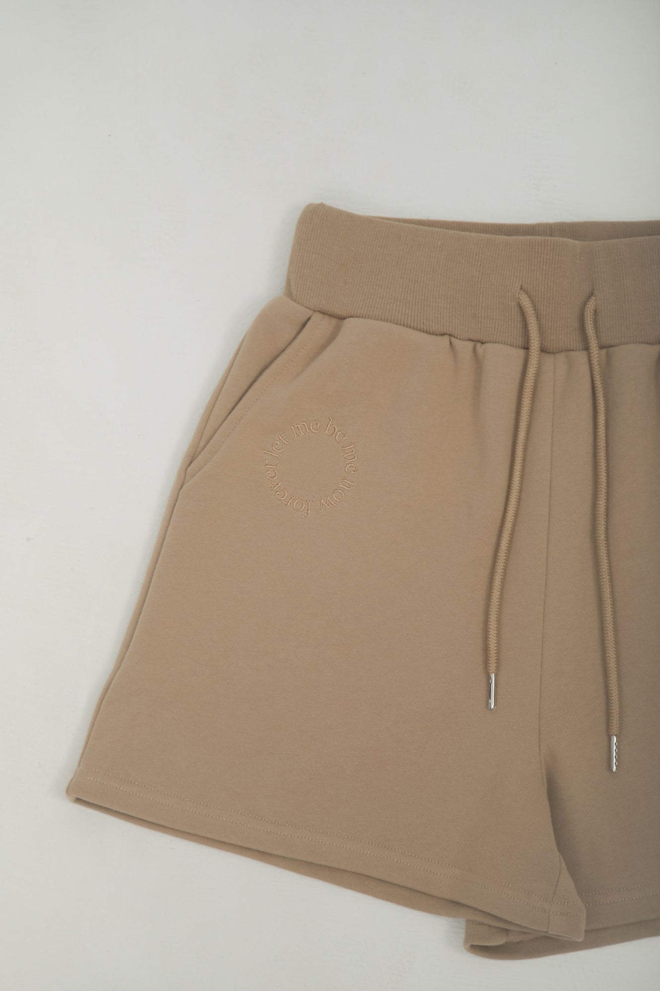 LM Leme logo cotton shorts(Brown)