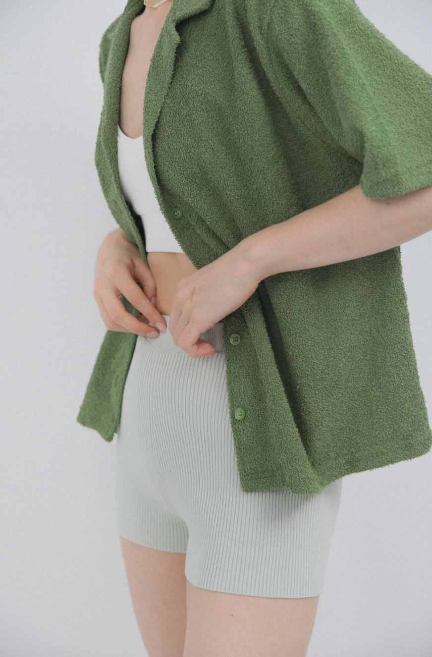 LM knit short(Mint green)