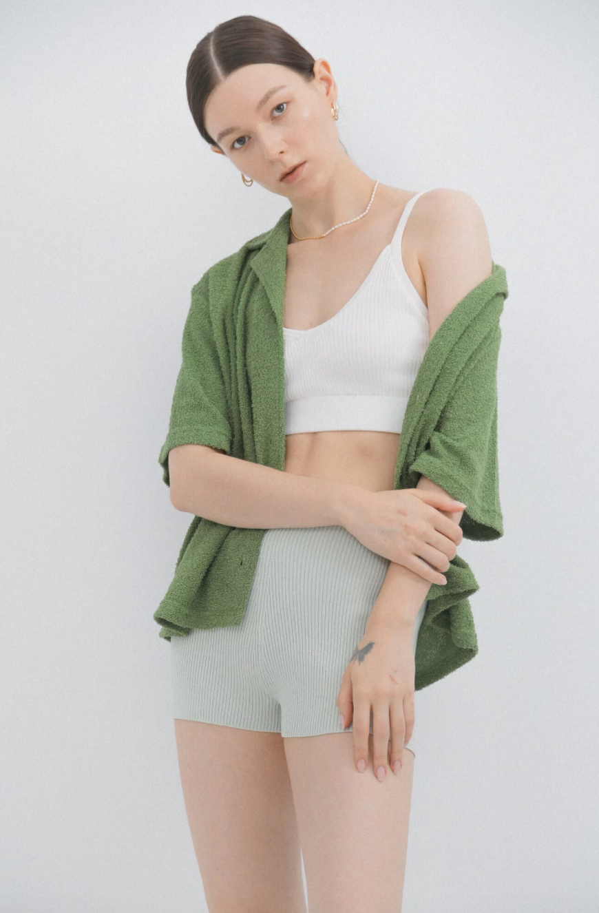LM knit short(Mint green)