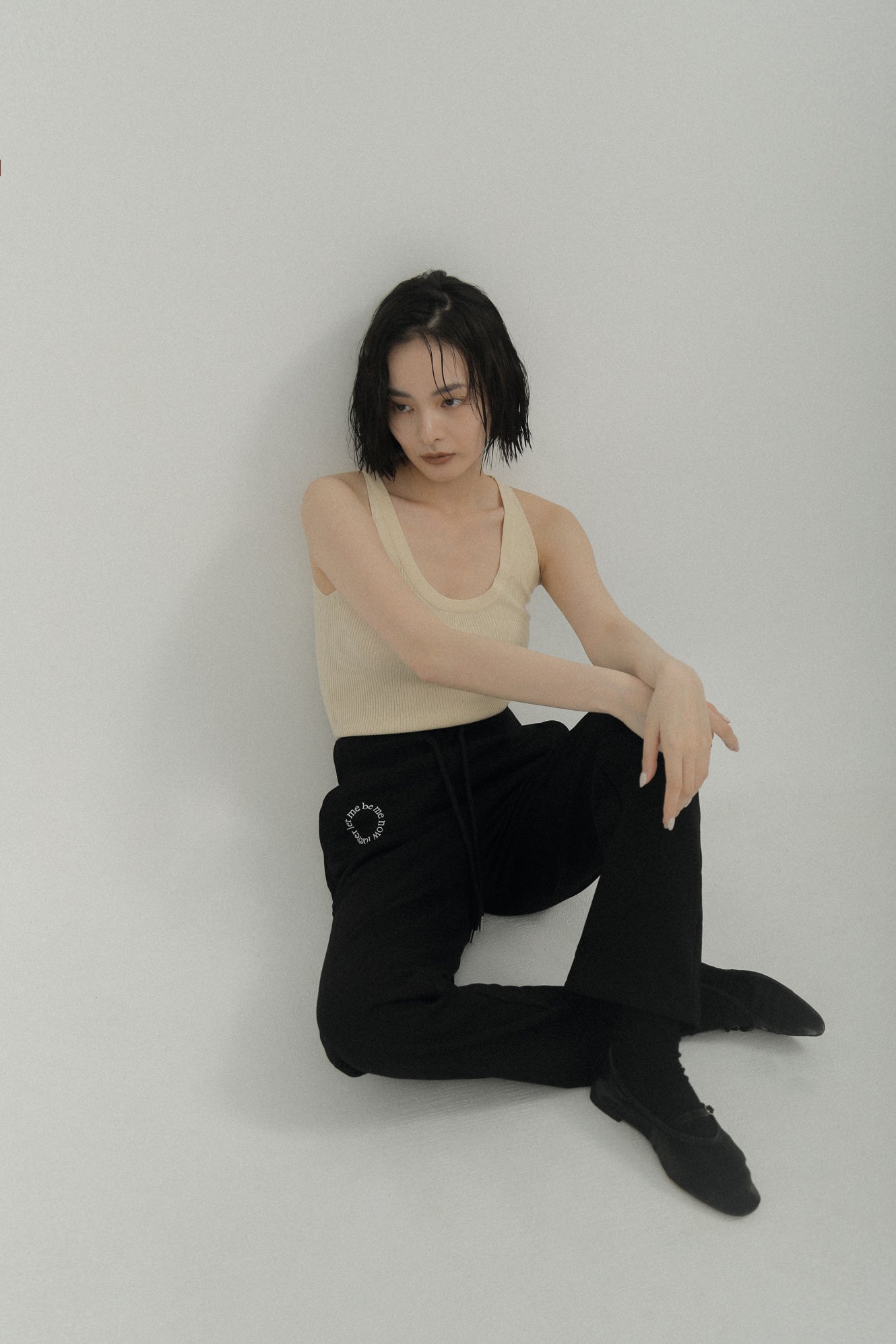 leme 2way knit vest(Beige)