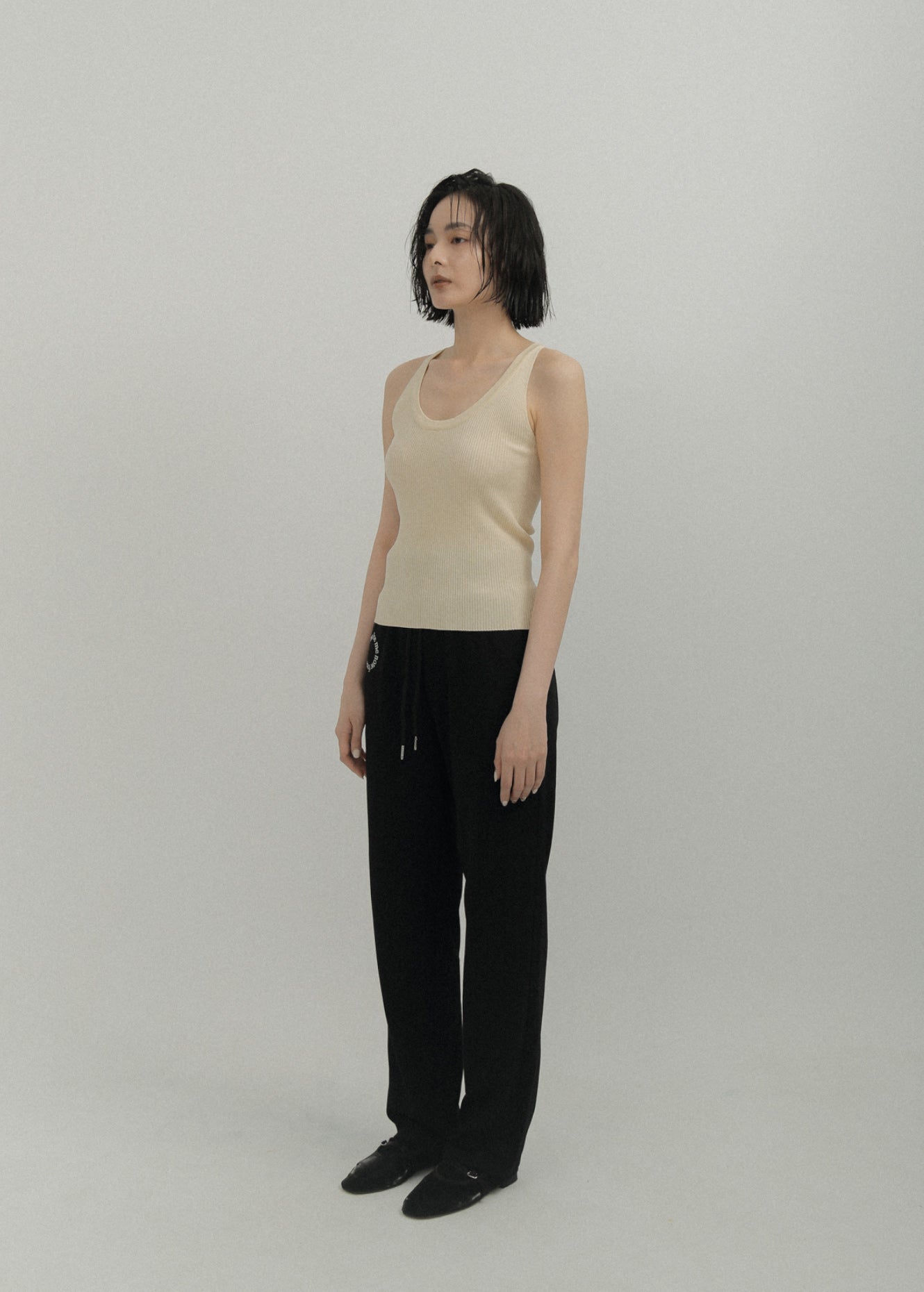 leme 2way knit vest(Beige)