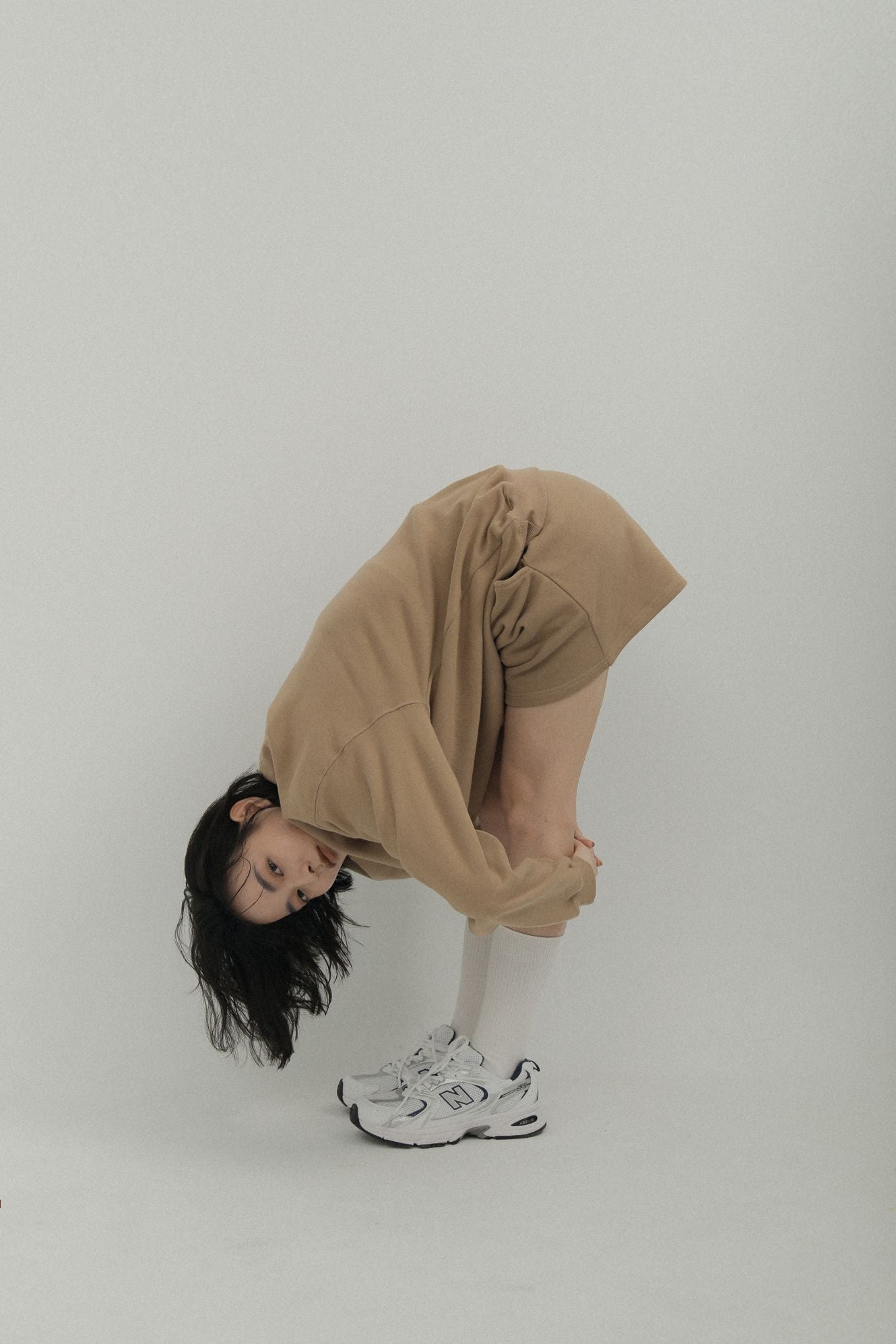 LM Leme logo sweatshirt(Brown)