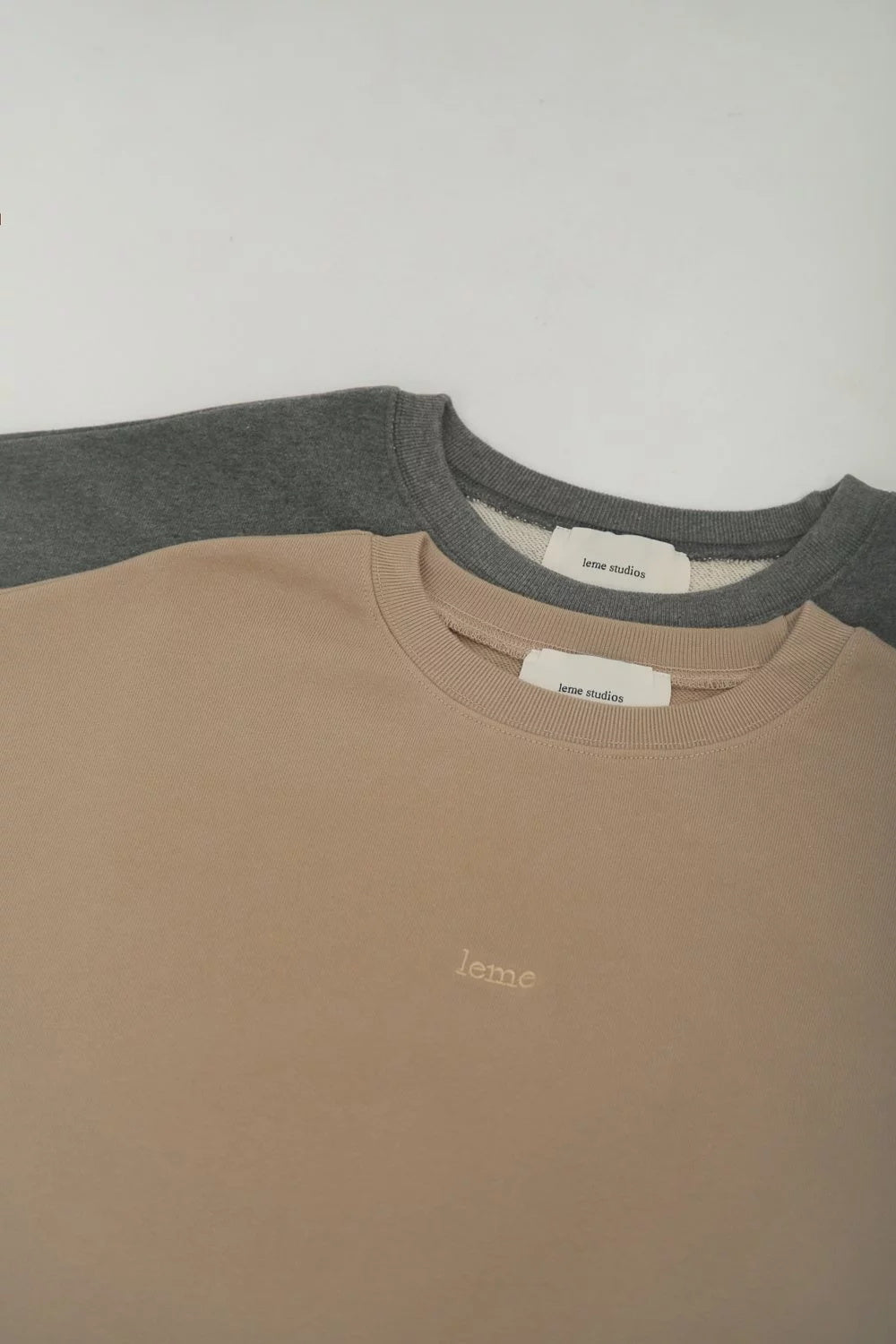 LM Leme logo sweatshirt(Dark grey)