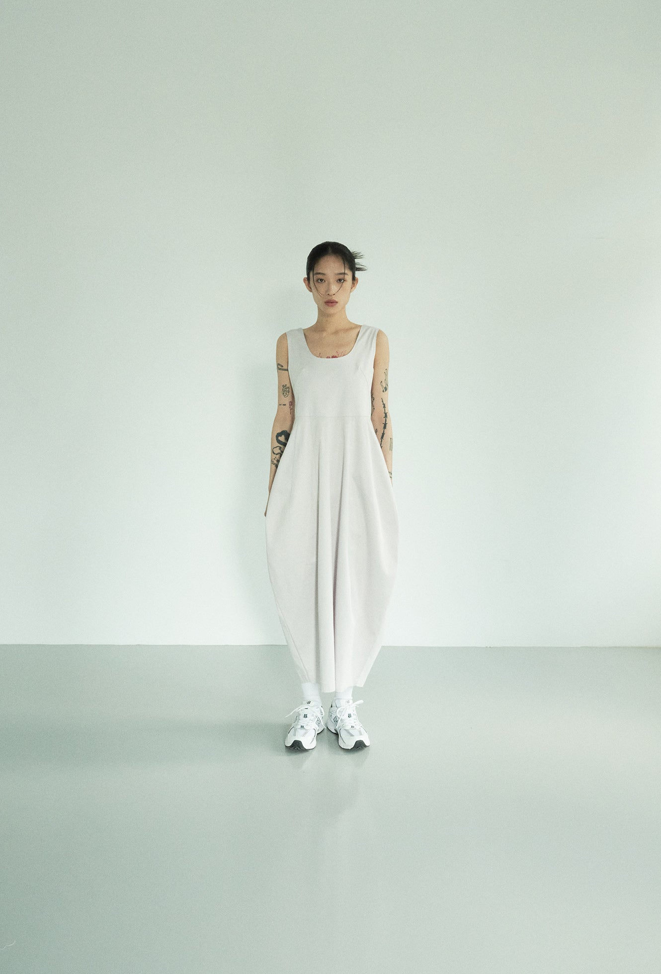 LM 花瓶洋裝(淡紫)