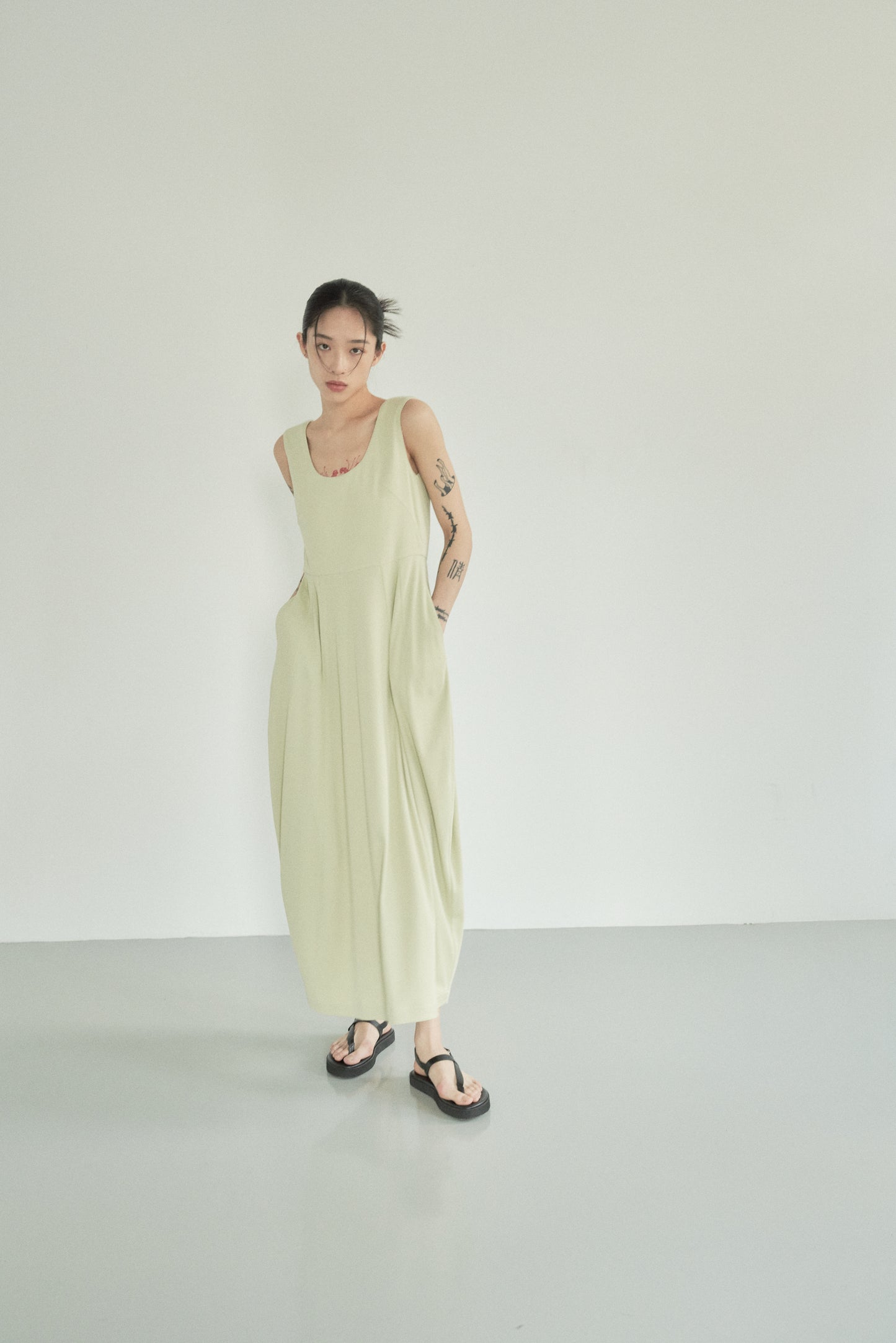 LM 花瓶洋裝(綠)